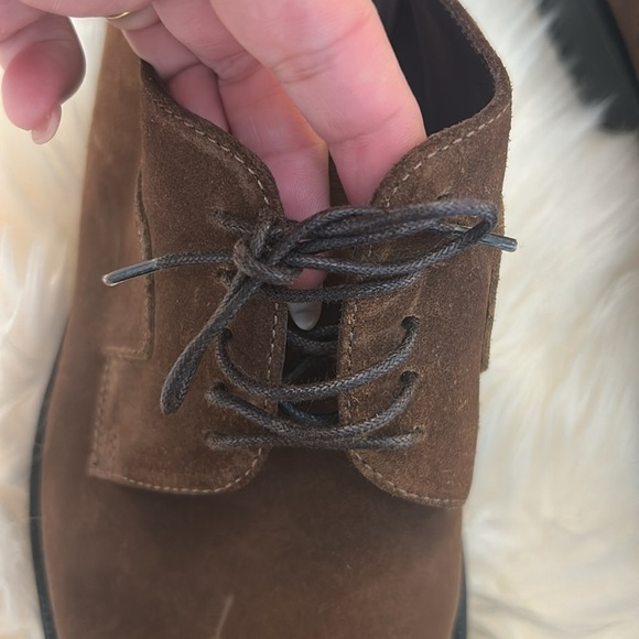 FERRAGAMO Men’s Brown Suede Lace-Up Shoes 8 - Picture 7 of 10
